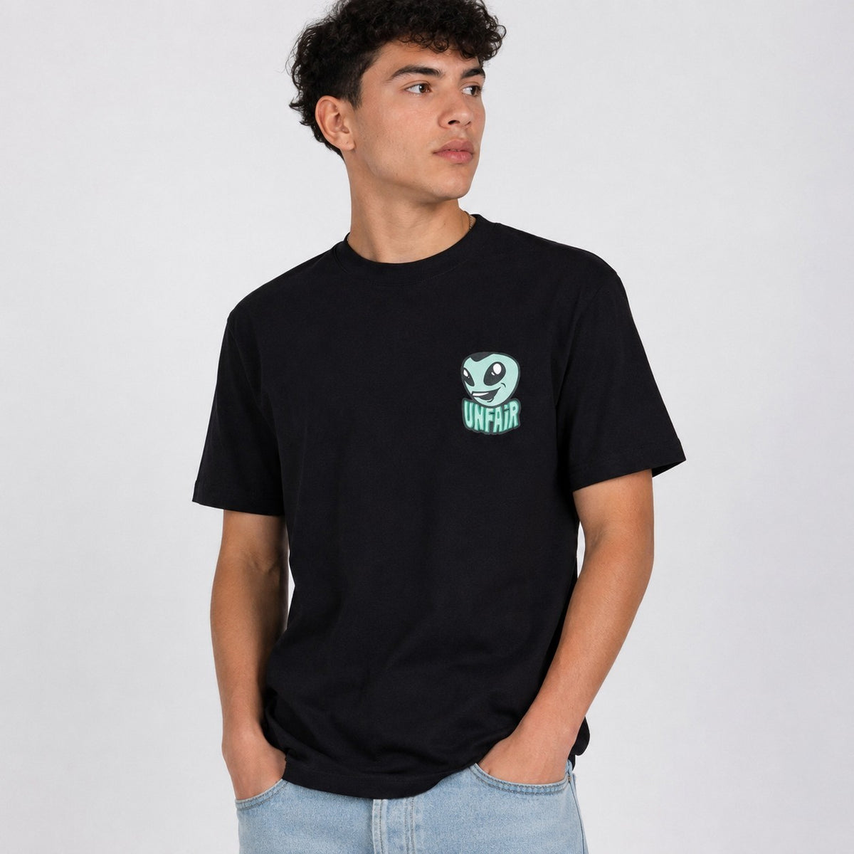 Unfair Athletics PB U-F-O T-Shirt Herren Shirt schwarz 46517