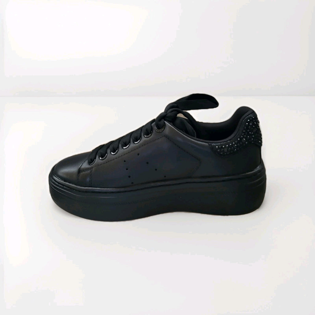 Tamaris Damen Sneaker Leder Neu OVP Uni Gr. 36-40 Schwarz Black