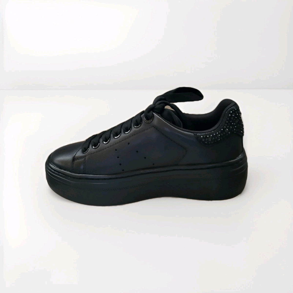 Tamaris Damen Sneaker Leder Neu OVP Uni Gr. 36-40 Schwarz Black