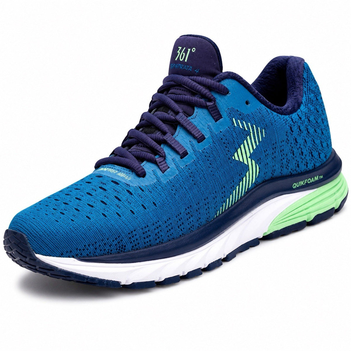 361° Strata 4 Damen Laufschuhe Stabilität Sneaker Blau Gr. 39,5–42,5 Neu
