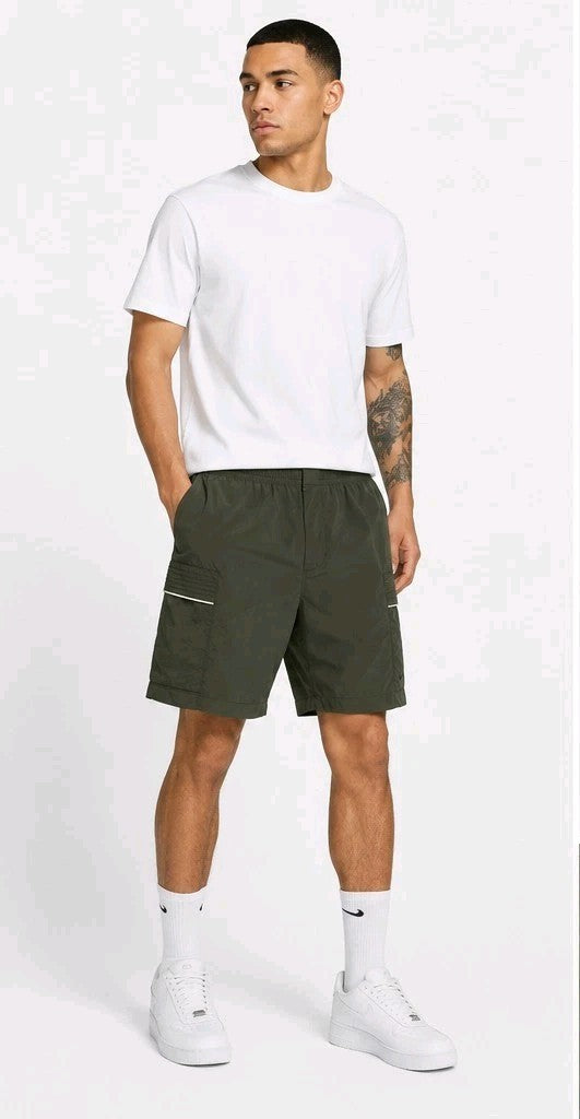Nike Sportswear Essentials Woven Utility Shorts Herren Oliv DM6690-355 Neu