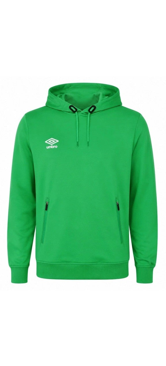 Umbro Poly OH Hoody Herren Gr. M Grün Kapuzenpullover Sport Hoodie UMJM0158 Neu