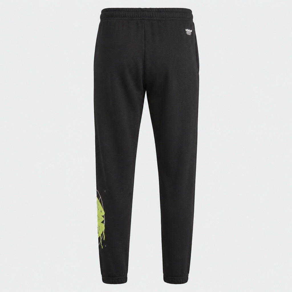 adidas Originals Herren Jogginghose Graphics Trefoil HC7982 Schwarz L Neu