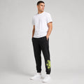 adidas Originals Herren Jogginghose Graphics Trefoil HC7982 Schwarz L Neu