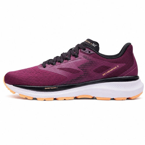 361° Nemesis 2 Damen Laufschuhe Stabilität Bordeaux Gr. 39,5–41,5 Neu