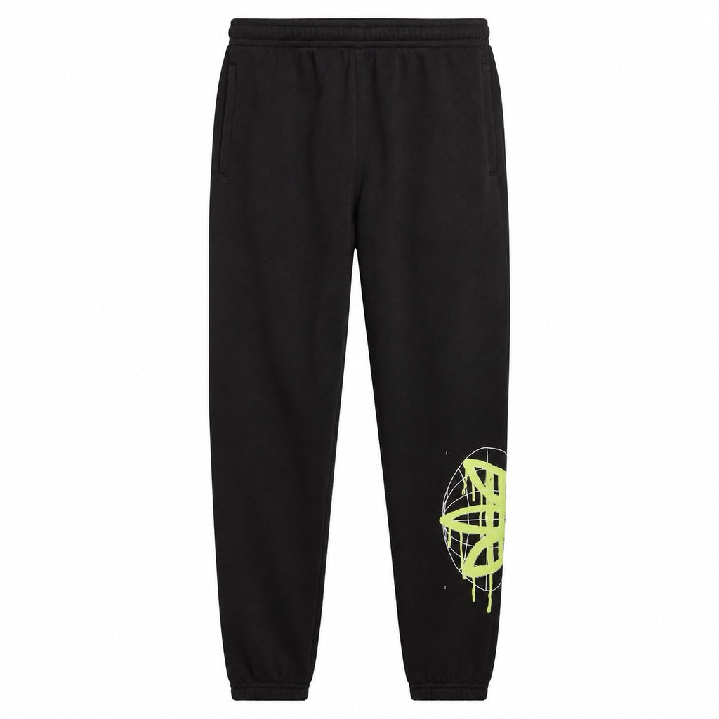 adidas Originals Herren Jogginghose Graphics Trefoil HC7982 Schwarz L Neu