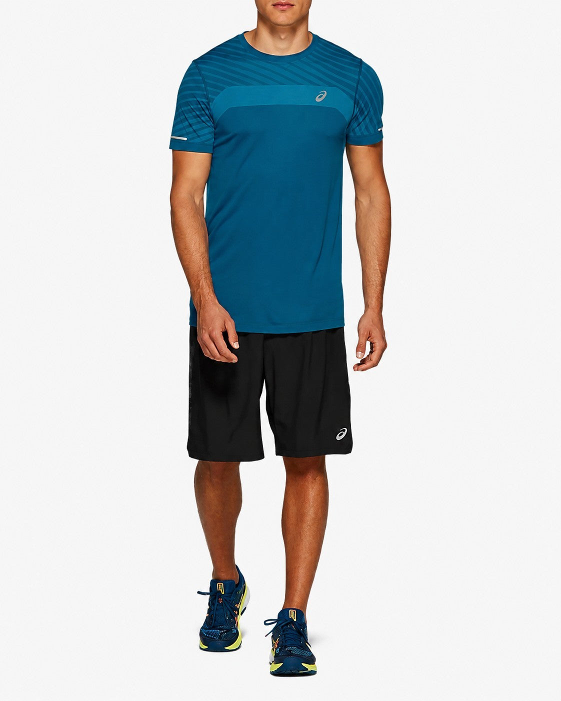 ASICS Herren 2-in-1 Laufshorts 7 Zoll Schwarz M L 2011A575-003