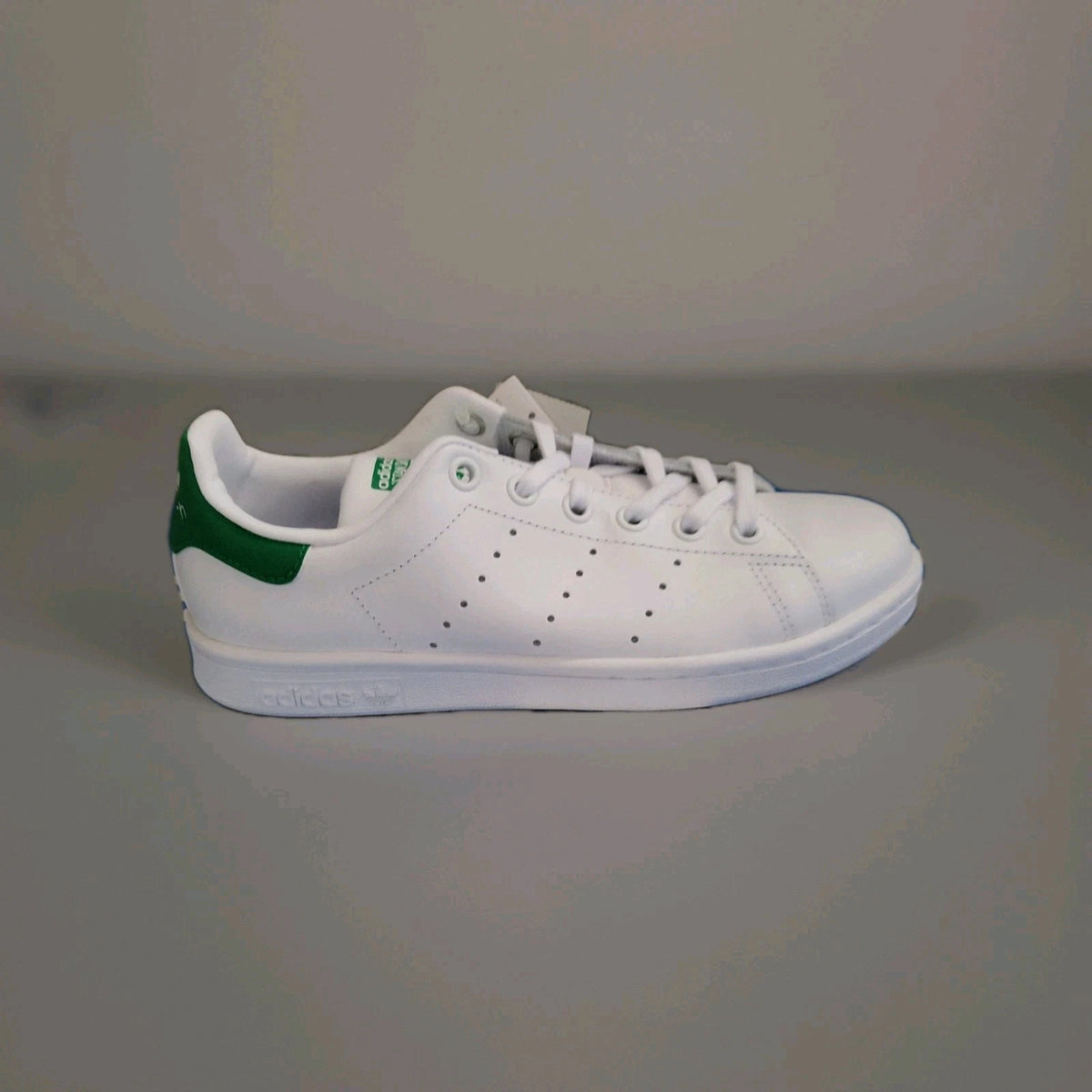adidas Originals Stan Smith J Kinder-Sneaker M20605 Weiß/Grün Gr. 36 2/3 Neu