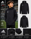 adidas Entrada 22 Kinder Allwetterjacke Schwarz Gr. 116 H57510