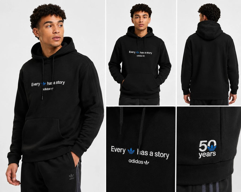 adidas Originals 50 Year Hoodie Herren Schwarz Gr. M