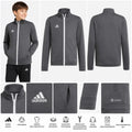 adidas Entrada 22 Kinder Trainingsjacke Grau