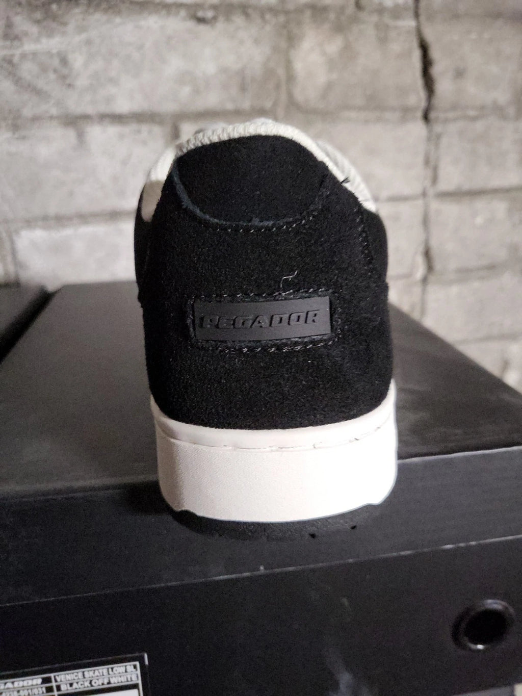 Pegador Serenus Low Suede Herren Sneaker Schwarz/Off White Gr. 40