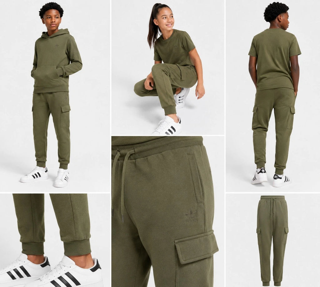 adidas Originals Cargo Jogginghose Kinder Olive IX5308